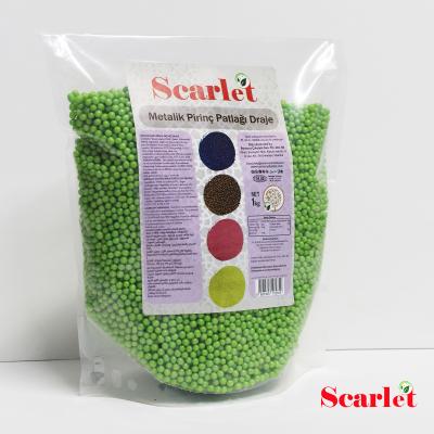 Pirinç Patlağı - Metalik Yeşil - 1KG