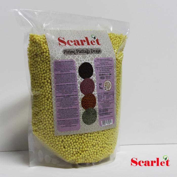 Pirinç Patlağı - Metalik Sarı - 1KG