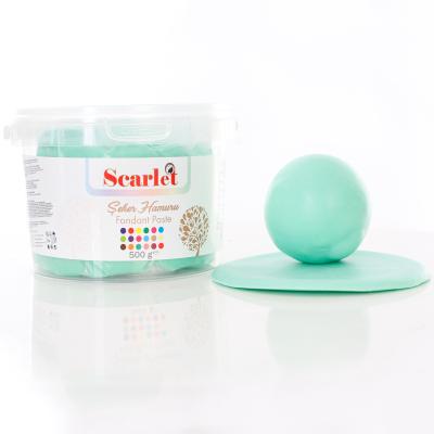 Şeker Hamuru - Açık Yeşil - 500GR