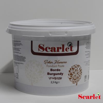 Şeker Hamuru - Bordo - 2.5KG