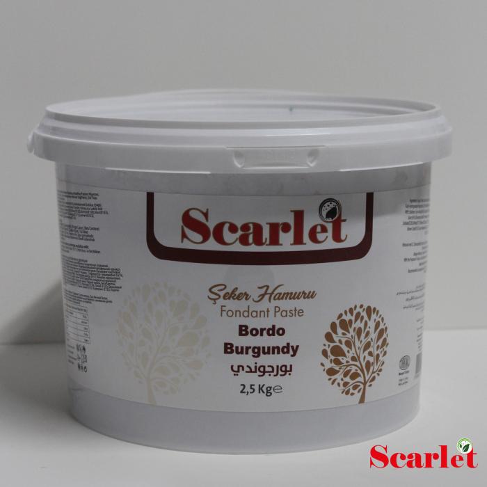 Şeker Hamuru - Bordo - 2.5KG