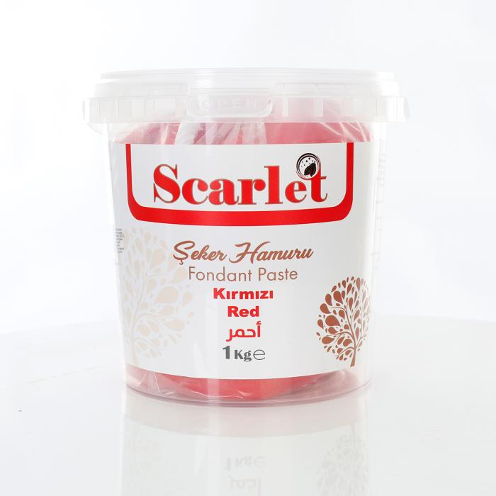 Şeker Hamuru - Kırmızı - 1KG