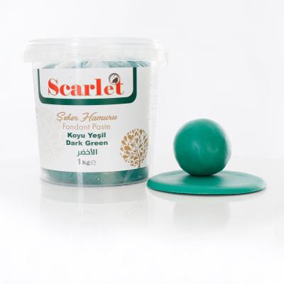 Şeker Hamuru - Koyu Yeşil - 1KG