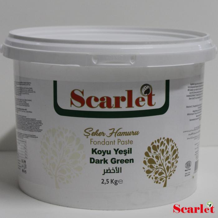Şeker Hamuru - Koyu Yeşil - 2.5KG