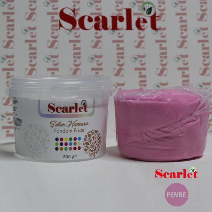 Şeker Hamuru - Pembe - 500GR