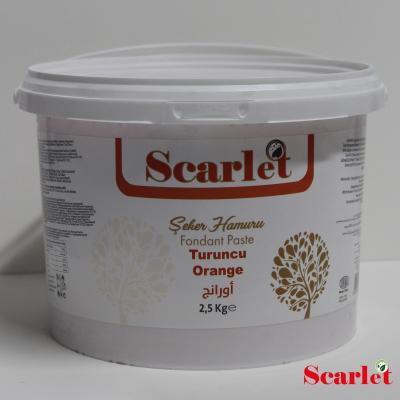 Şeker Hamuru - Turuncu - 2.5KG